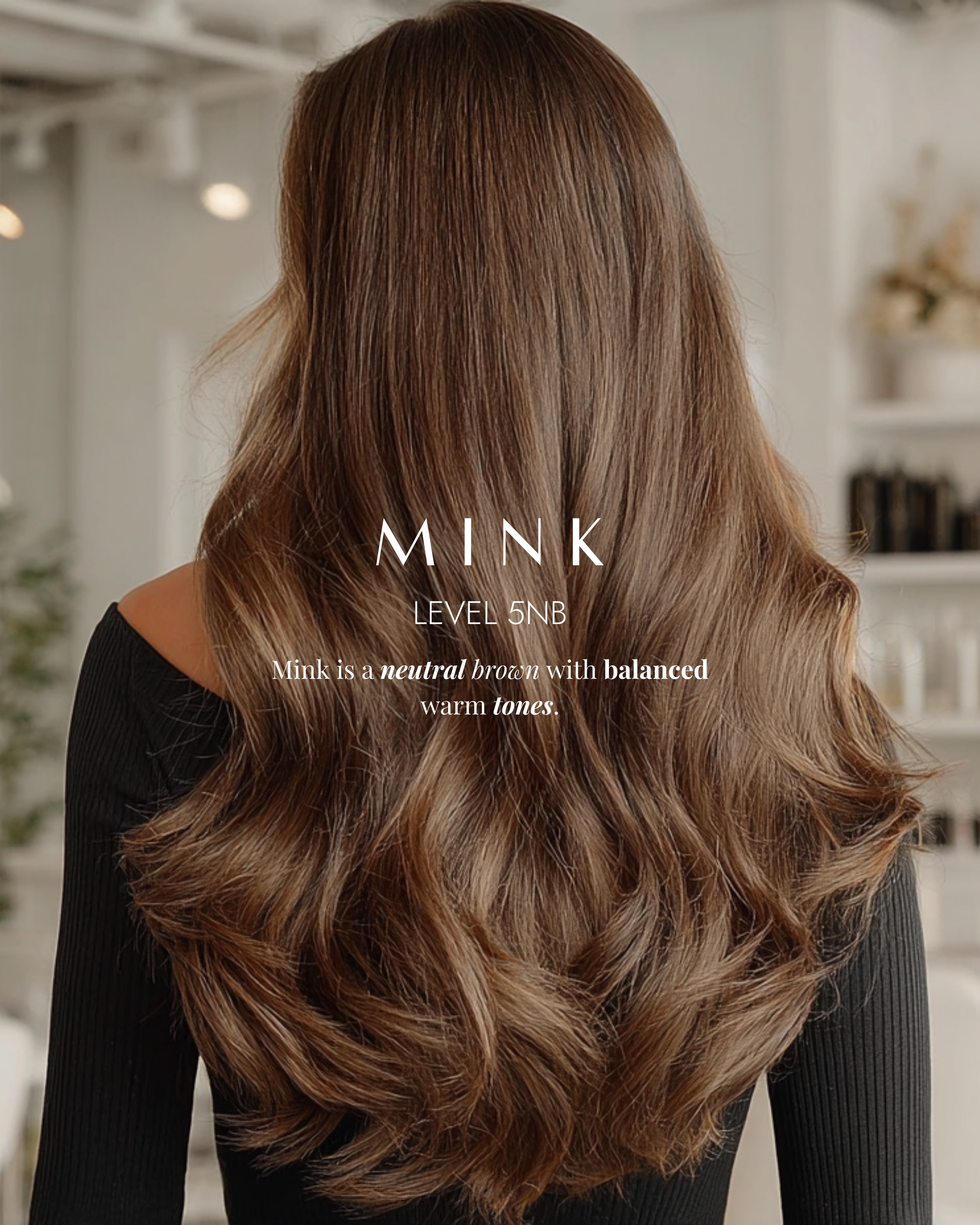 #shade_mink | Onlypro O-Weft Genius Weft Mink Level 5NB professional hair extensions Shadow Palette