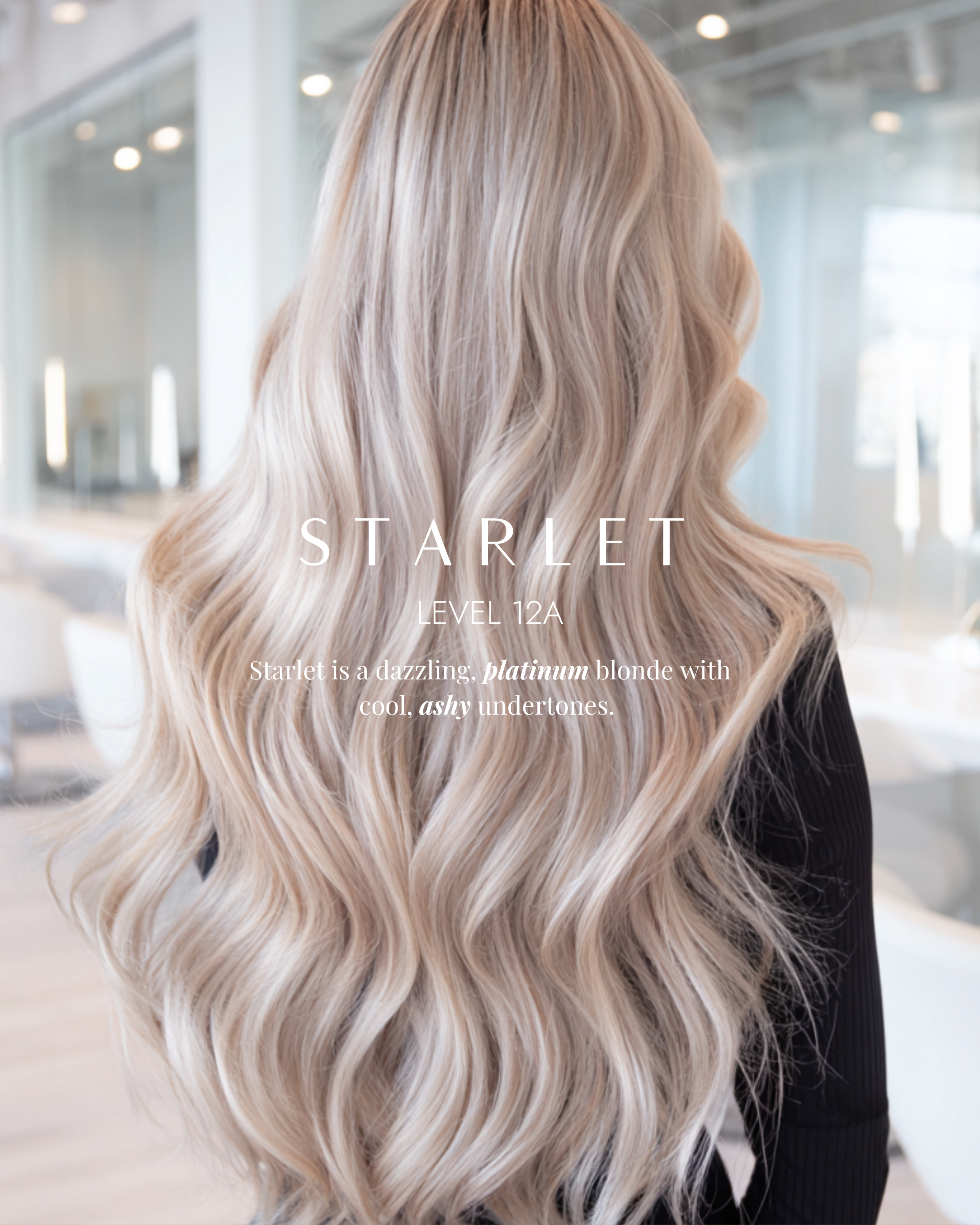 #shade_starlet | Onlypro O-Weft Genius Weft Starlet, Level 12A, Ice Blonde, Genius Weft Extensions