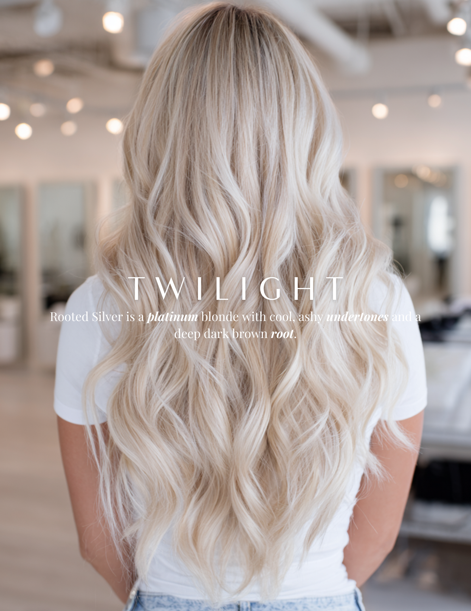 #shade_twilight | Onlypro O-Weft Genius Weft Twilight, Rooted Level 12A, Ice Blonde, Genius Weft Extensions