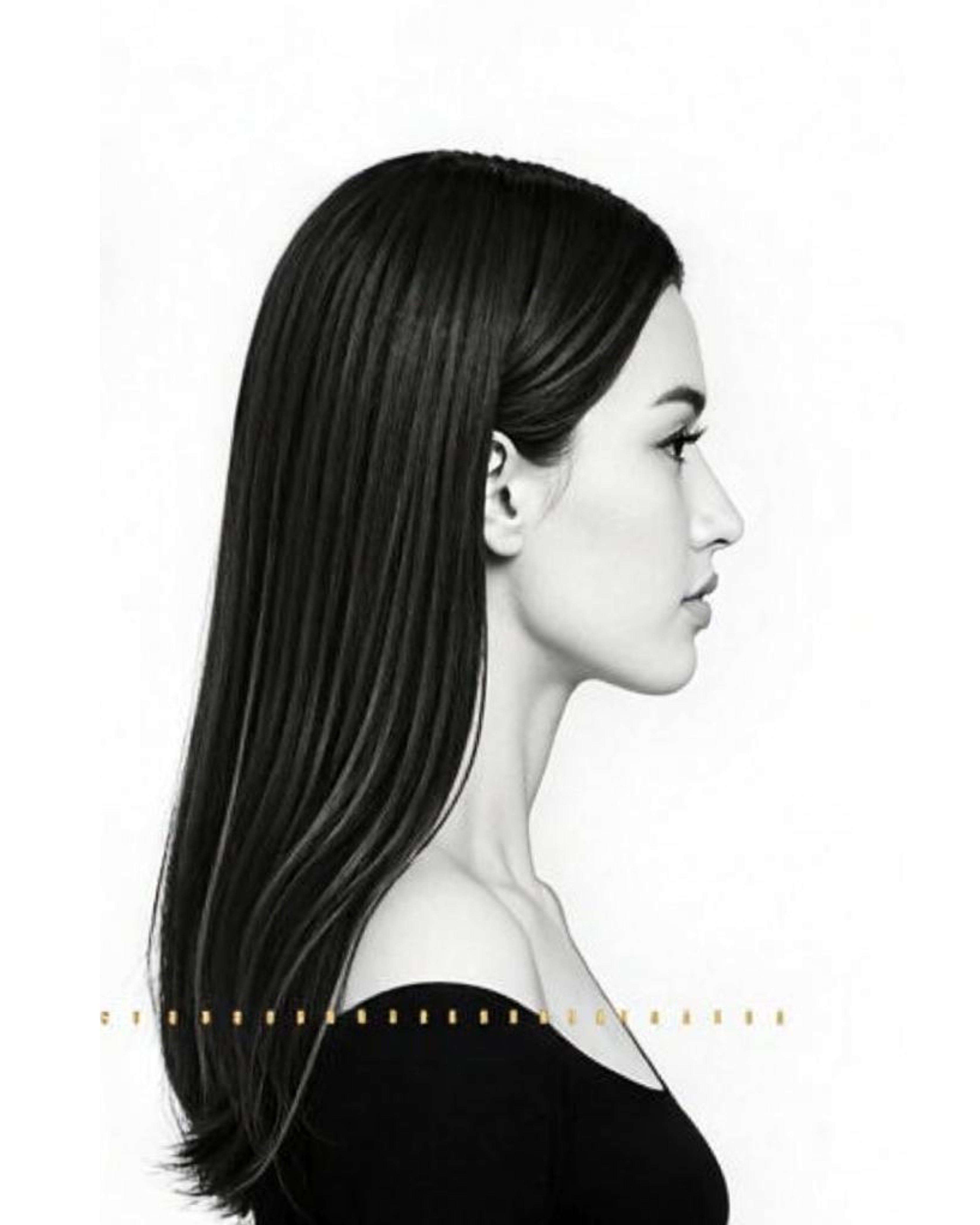 Bra strap length hair reference