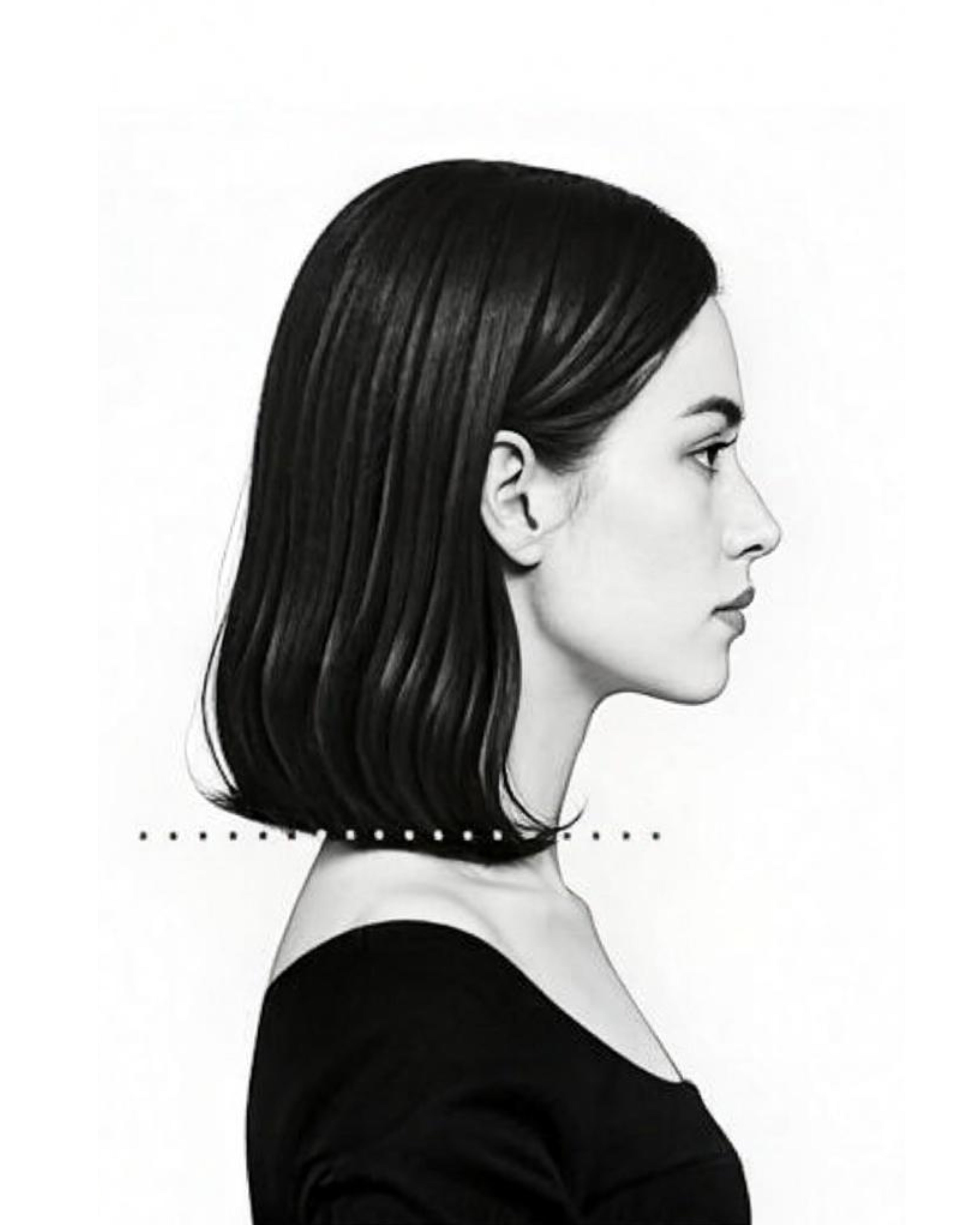 Shoulder length hair reference